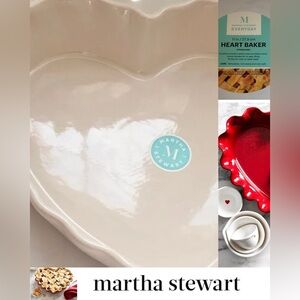 Martha Stewart Ceramic Heart Baking Dish